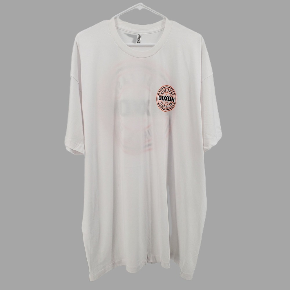 Dixxon Flannel Co Sturgis Ride Fast Corpo Graphic T-Shirt 2X White 100% Cotton